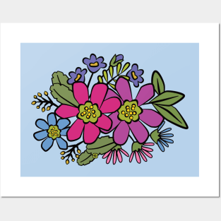 Cottage Flowers Posters and Art